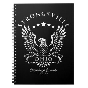 Cuaderno Strongsville Condado de Cuyahoga Ohio Águila Vinta