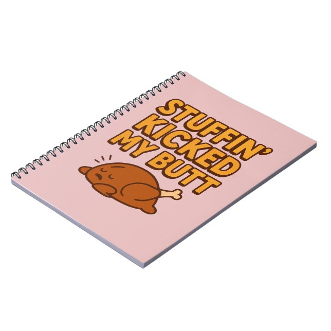 Cuaderno Stuffin’ Kicked My Butt Notebook (Lado Izquierdo)