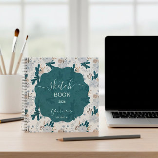 Cuaderno Stylish Sketchbook with Nature-Inspired Designs