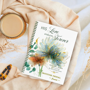 Cuaderno Su amor perdura por siempre las escrituras blancas