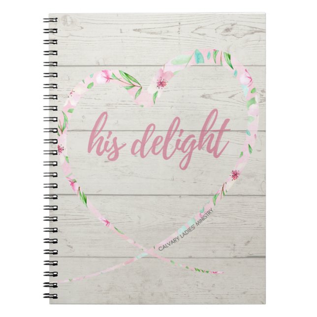 Cuaderno Su Delight Notebook (fondo de madera clara) (Frente)