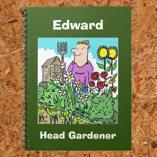 Cuaderno Su Elección de Nombre. Head Gardener