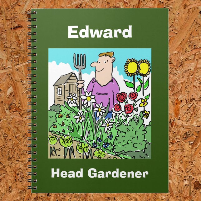 Cuaderno Su Elección de Nombre. Head Gardener (Subido por el creador)