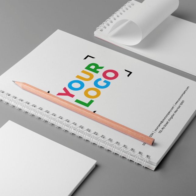 Cuaderno Su Logo Aquí Simple Promocional Empresarial (Subido por el creador)