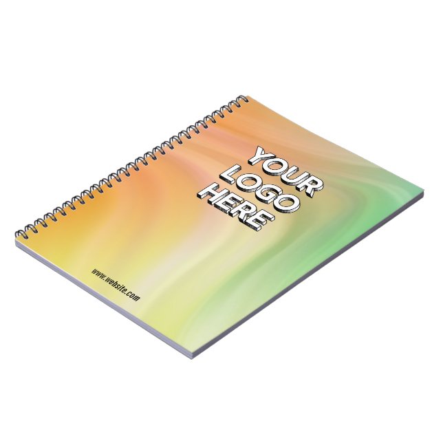 Cuaderno Su Logo Personalizable Aquí (Lado Izquierdo)