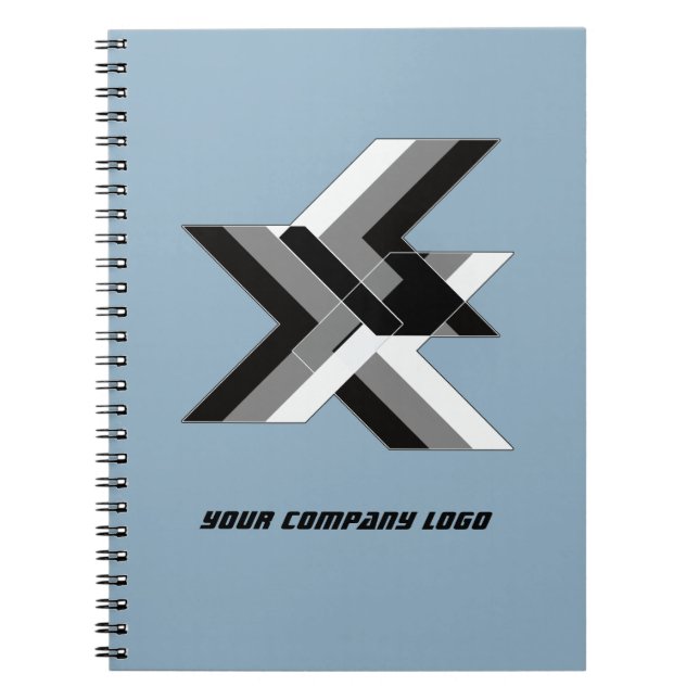 Cuaderno SU LOGOTIPO DE EMPRESA, personalizado, añada su te (Frente)