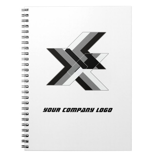 Cuaderno SU LOGOTIPO de la COMPAÑÍA, personalizado (Frente)