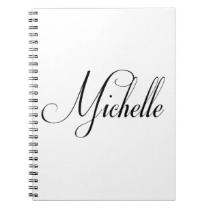 Cuaderno Su nombre es Michelle Calligraphy