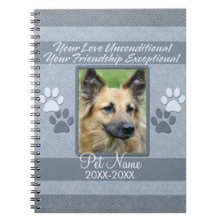 Cuaderno Su personalizado incondicional de la condolencia