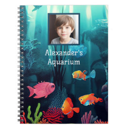 Cuaderno Su propio acuario de tanques de pescado exótico