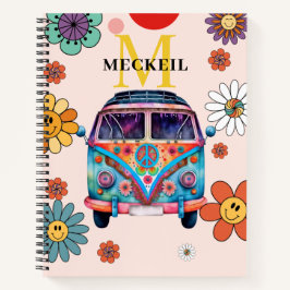 Cuaderno Suave Rosa Claro Peonía Botánico Floral Chic