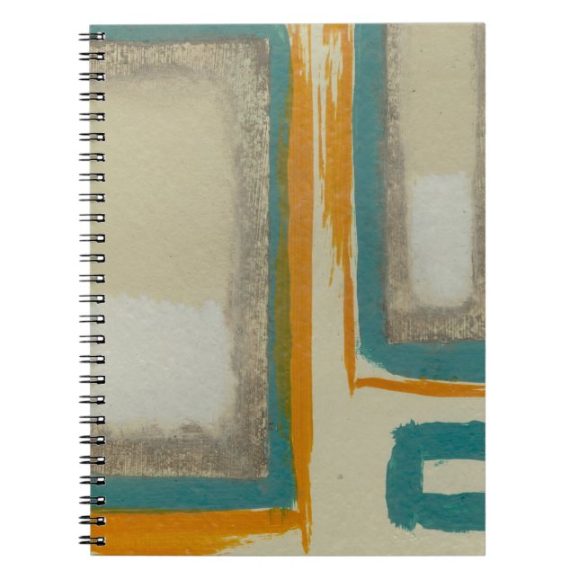 Cuaderno Suave y audaz abstracto inspirado en Rothko (Frente)