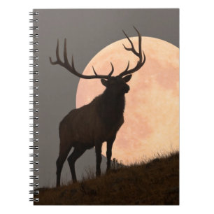 Cuaderno Subida de los alces majestuosos de Bull y de la