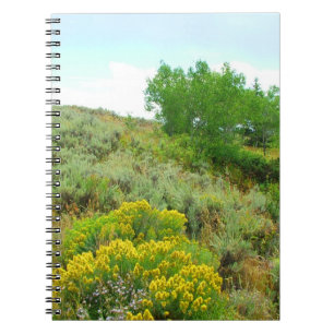Cuaderno Subiendo la colina, parque nacional grand teton.