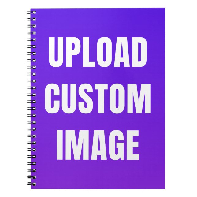 Cuaderno Subir imagen personalizada: agregue la suya para i (Frente)