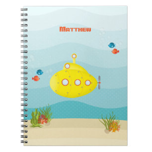 Cuaderno Submarino Amarillo Mar Profundo