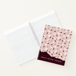 Cuaderno Subtle Geometry: Stars & Triangles – Pink Notebook