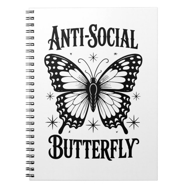 Cuaderno Suceso de mariposa antisocial (Frente)