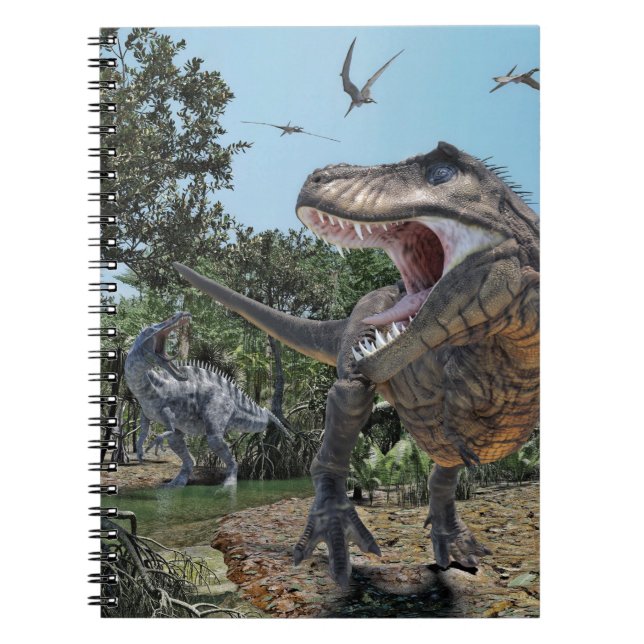 Cuaderno Suchomimus y confrontación de Rex del (Frente)