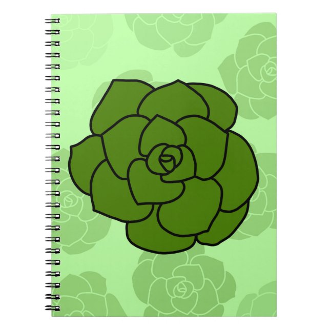 Cuaderno Suculenta redondeada (Frente)