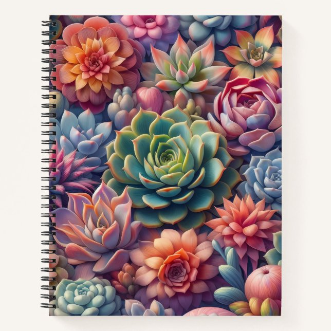 Cuaderno Suculentas Deluxe (Anverso)