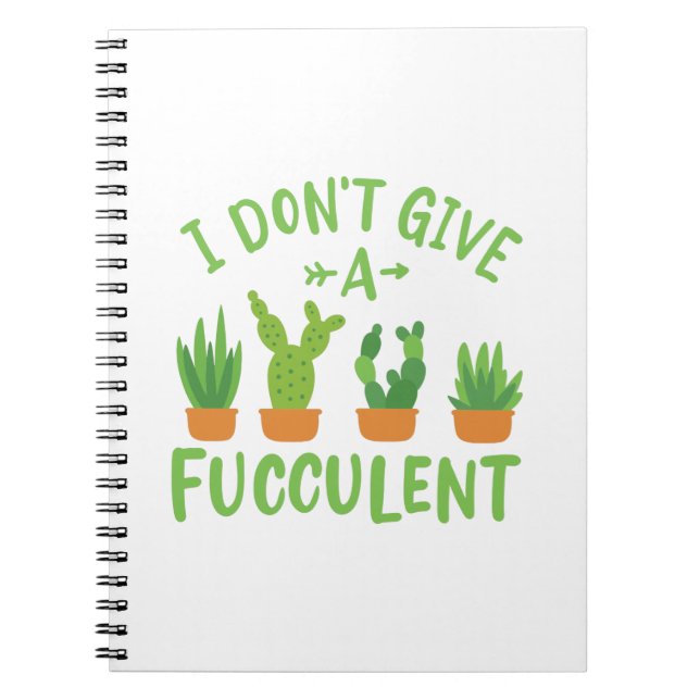 Cuaderno Suculentas plantas (Frente)