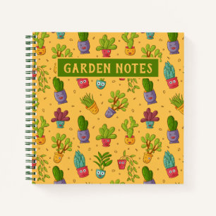 Cuaderno Suculento, Cactus, portátil del desierto