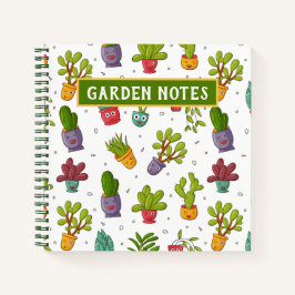 Cuaderno Suculento, Cactus, portátil del desierto