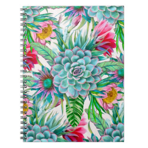 Cuaderno Suculento jardín tropical