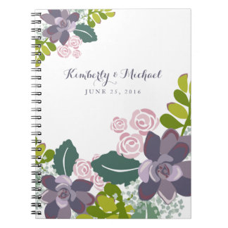Cuaderno Suculento libro de Bodas florales Bouquet II
