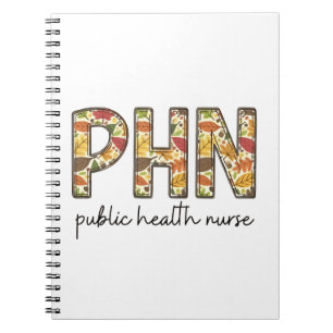 Cuaderno Sudadera de enfermera de salud pública PHN RN Cami