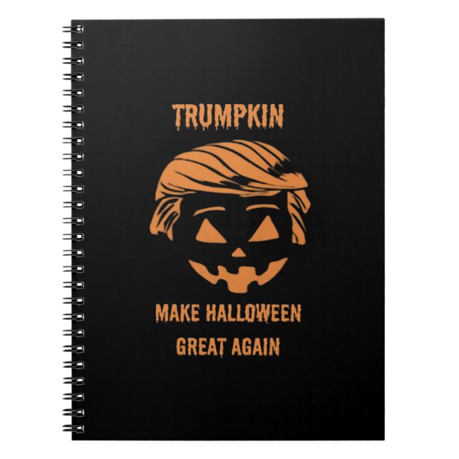 Cuaderno Sudadera, Trumpkin, Halloween Merch Classic (Frente)