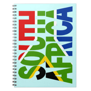 Cuaderno Sudáfrica + bandera
