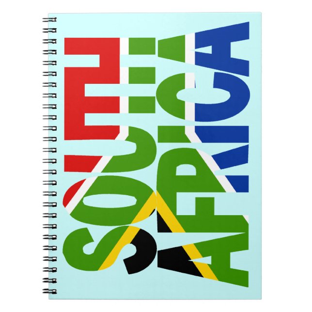 Cuaderno Sudáfrica + bandera (Frente)