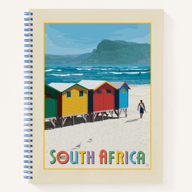 Cuaderno Sudáfrica | Playa de Muizenberg (Anverso)