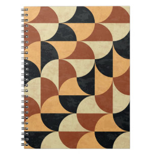 Cuaderno Suelo de mármol antiguo, textura geométrica sin co