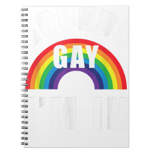 Cuaderno Suena Gay En La Ropa Lésbica Gay De Shirt Graciosa