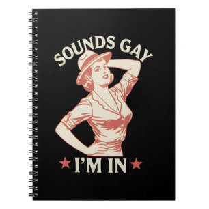 Cuaderno Suena Gay Estoy En Vaquera Lesbiana Hola LGBTQ