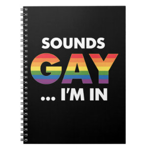 Cuaderno Suena Gay Estoy Orgulloso Arcoíris Orgullo LGBTQ