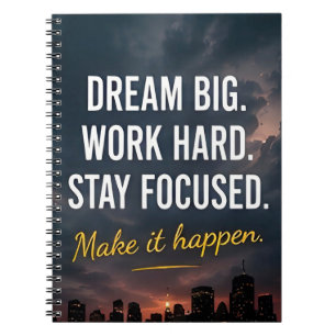 Cuaderno ✨ Sueña Grande Trabaja Duro Motivación Diaria 🚀