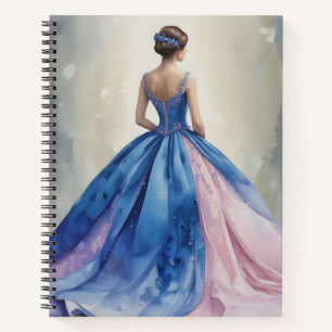 Cuaderno Sueño Azul y Rosa