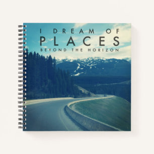 Cuaderno Sueño Con Lugares Más Allá Del Horizonte