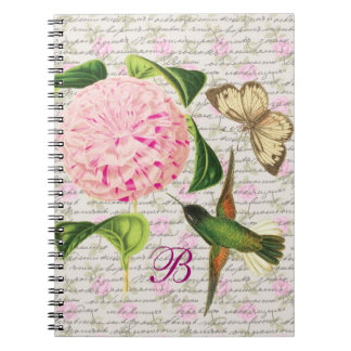 Cuaderno Sueño con monograma del vintage