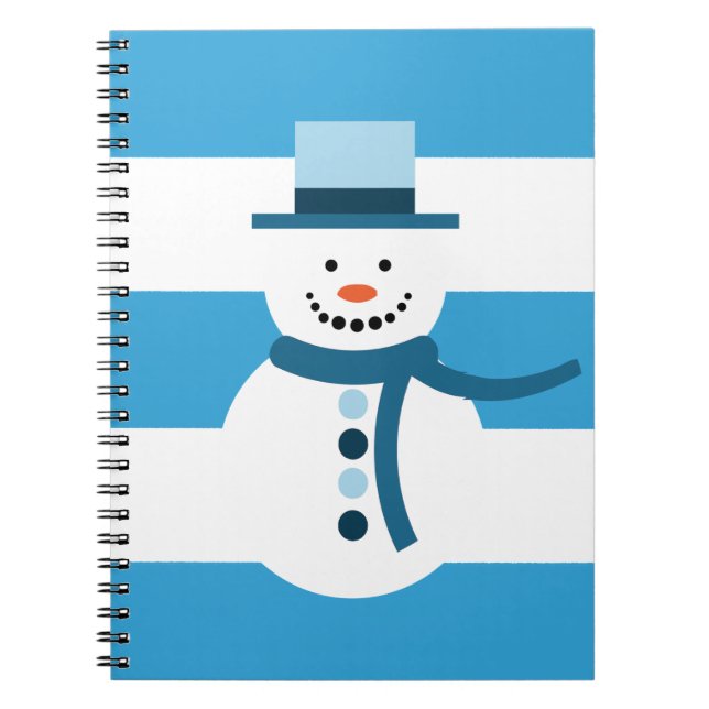 Cuaderno Sueño Con Un Hombre De Nieve Blanco (Frente)