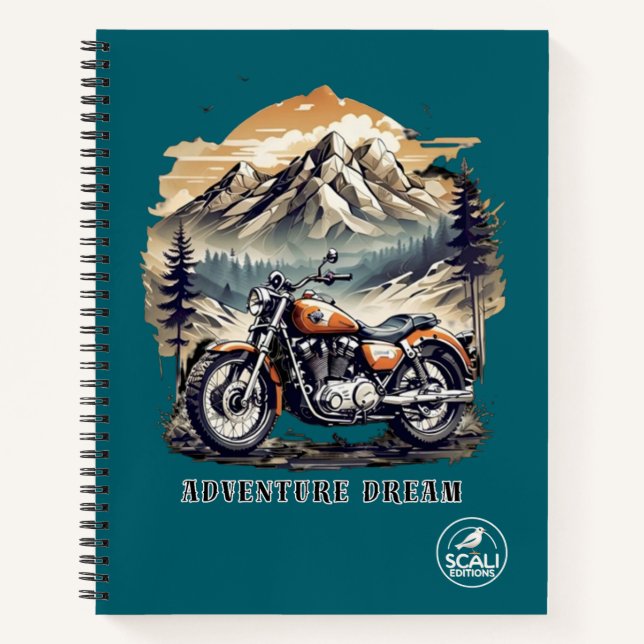 Cuaderno Sueño de aventura: Viaje en bicicleta de Leyenda (Anverso)