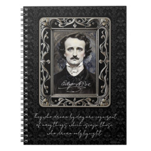 Cuaderno Sueño de halloween de Gótico personalizado de Edga