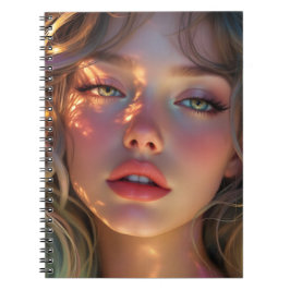 Cuaderno Sueño de la hora dorada - Retrato angélico radiant