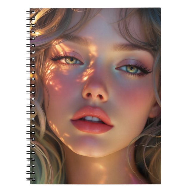 Cuaderno Sueño de la hora dorada - Retrato angélico radiant (Frente)