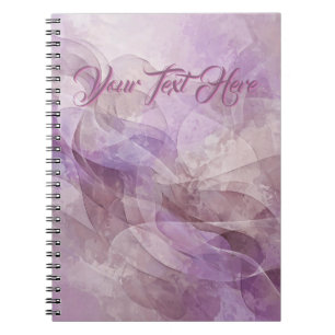 Cuaderno Sueño de Lavanda Remolino Lila Malva Lavanda