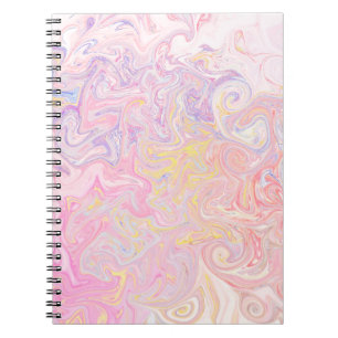 Cuaderno Sueño de Mármol Giratorio de Pastel Suave Arte Abs